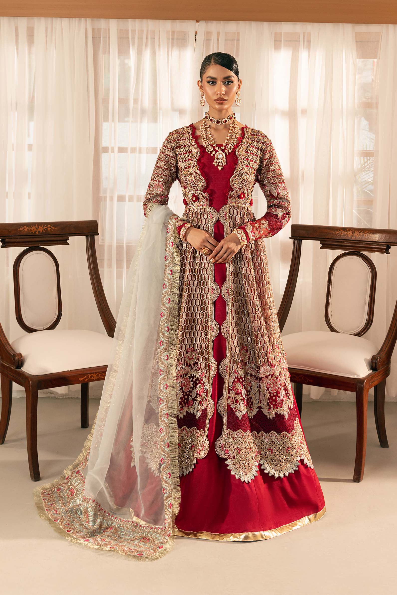 Maryam Hussain | Marwa Luxury Formals 24 | Raag - Aqsa Fabrics