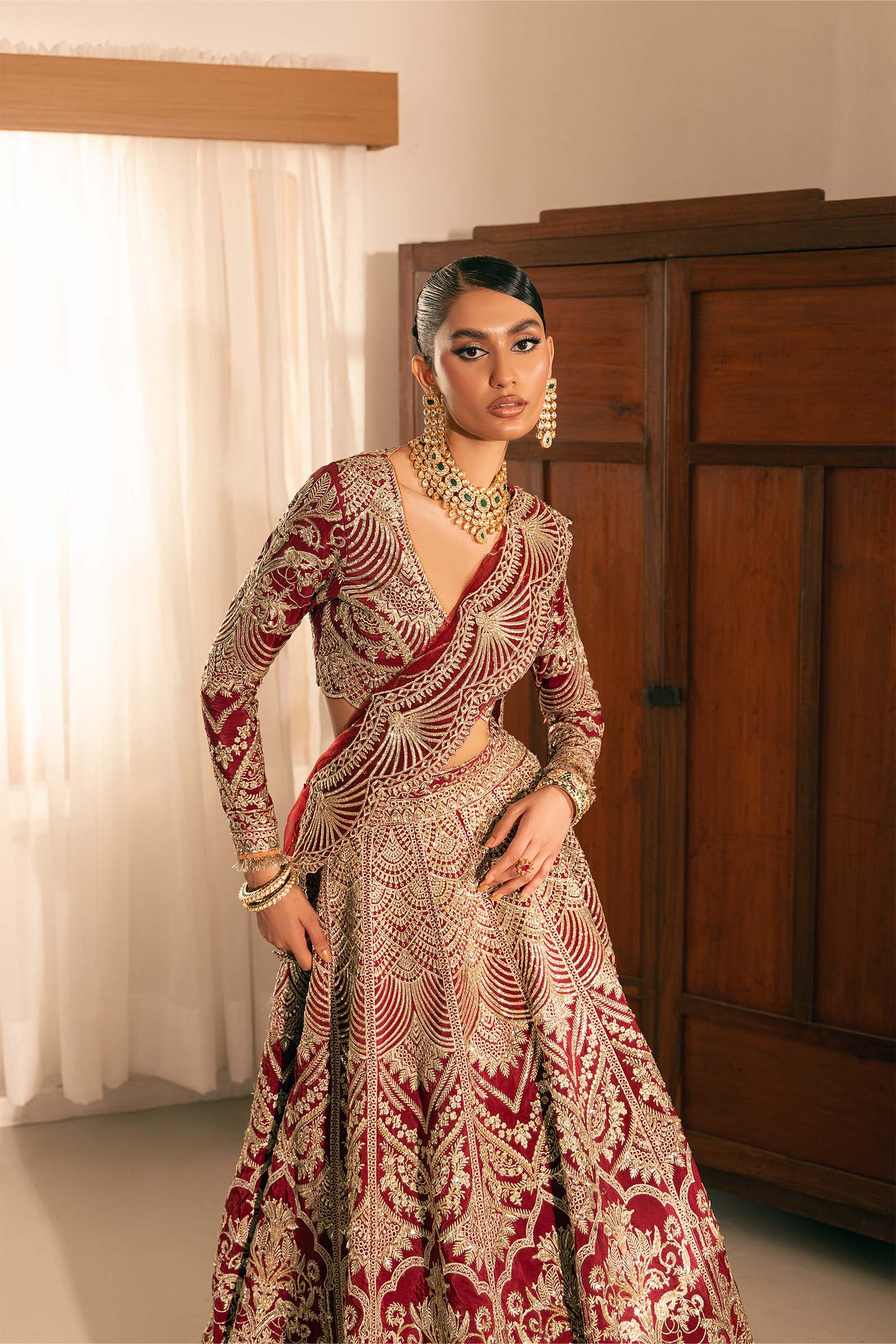 Maryam Hussain | Marwa Luxury Formals 24 | Moorni - Aqsa Fabrics