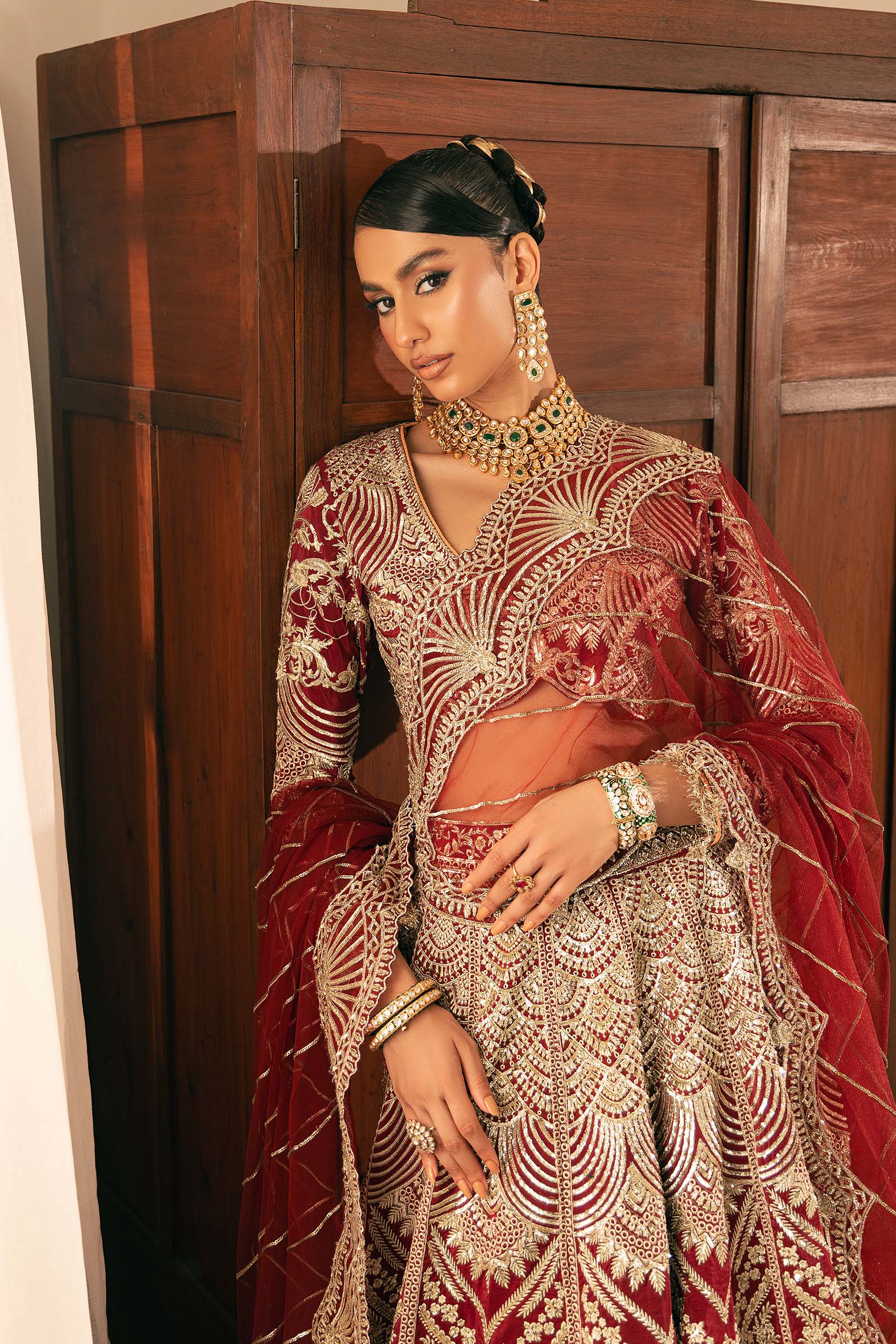 Maryam Hussain | Marwa Luxury Formals 24 | Moorni - Aqsa Fabrics