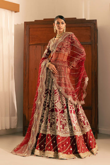 Maryam Hussain | Marwa Luxury Formals 24 | Moorni - Aqsa Fabrics