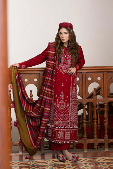 Maryam Hussain | Silk Edit |   Rose - Aqsa Fabrics