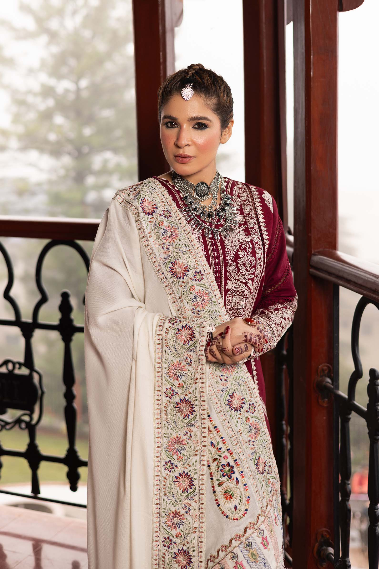Maryam Hussain | Silk Edit |  Jade - Aqsa Fabrics