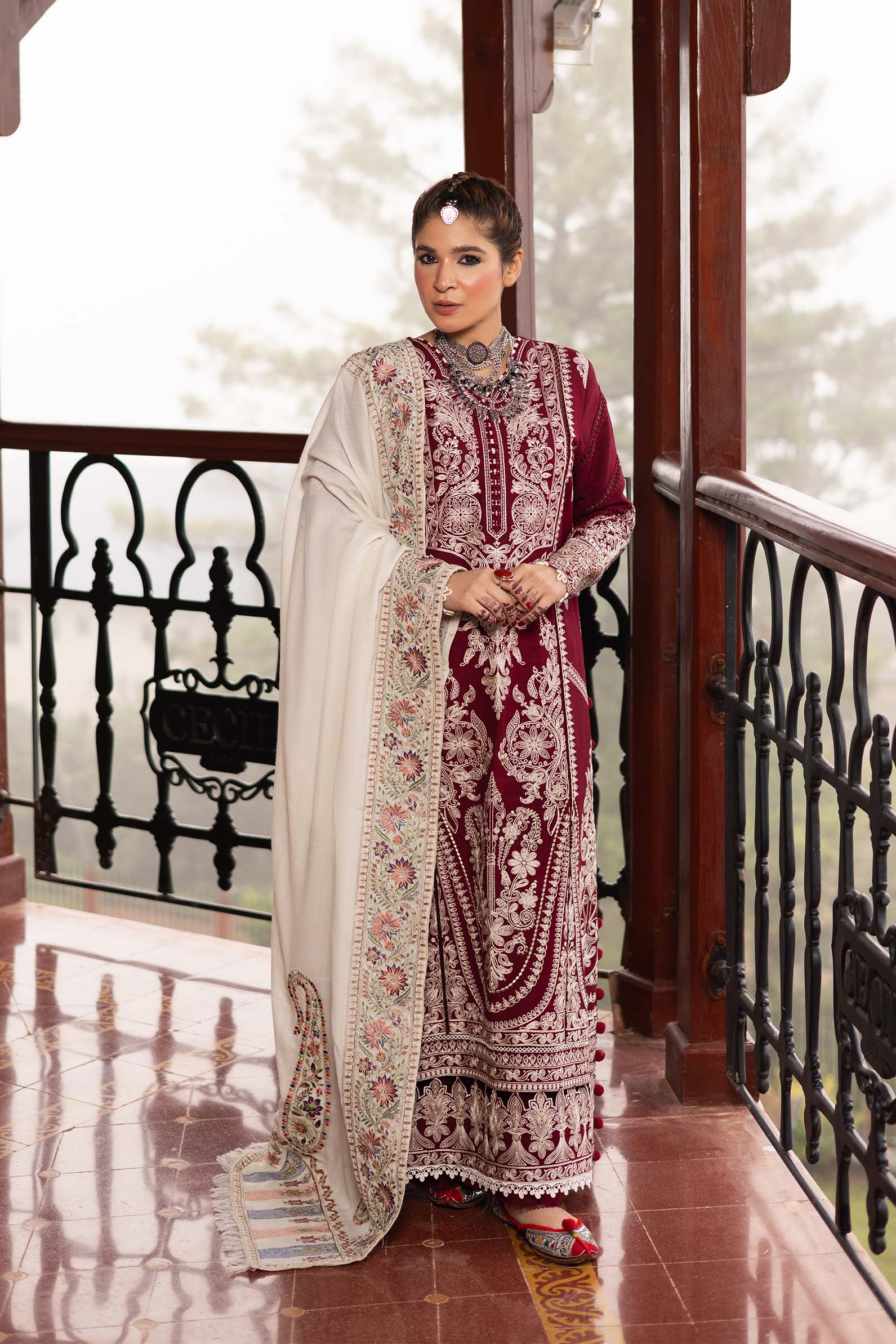 Maryam Hussain | Silk Edit |  Jade - Aqsa Fabrics