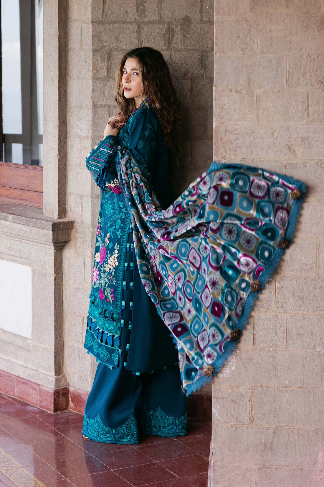 Maryam Hussain | Silk Edit |   Opal - Aqsa Fabrics