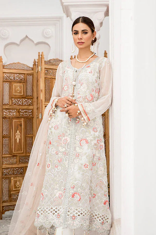 Maryams | Luxury Collection | D-35 Oriental Garden - Aqsa Fabrics