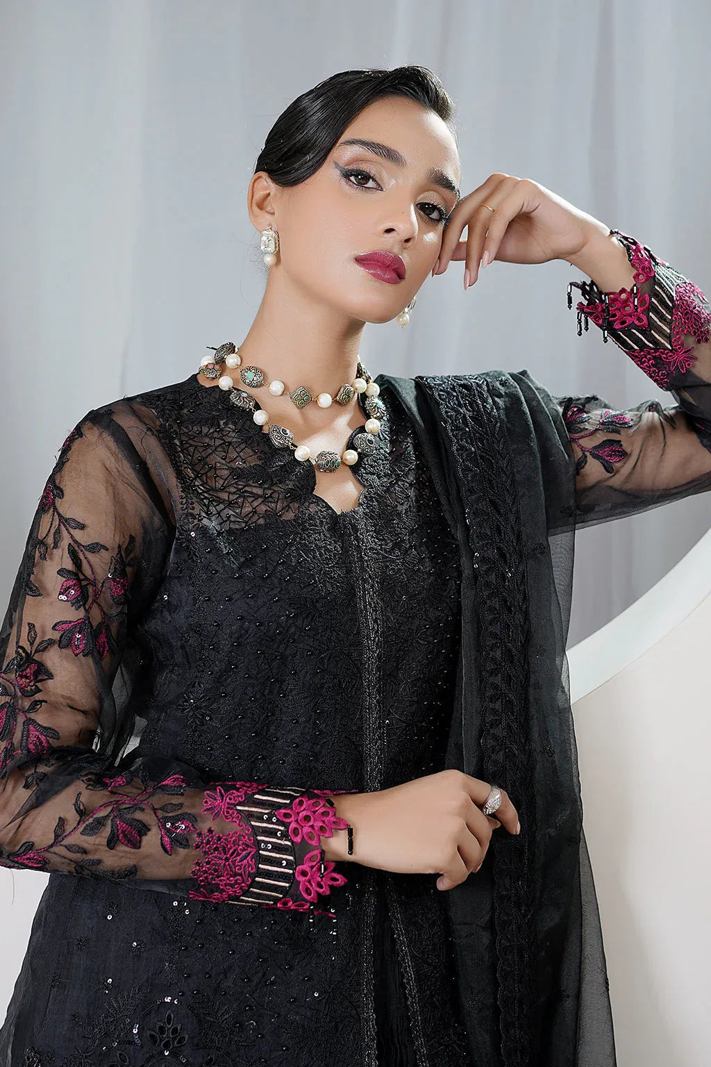 Maryams | Embellished Pret | Shanaya - Aqsa Fabrics