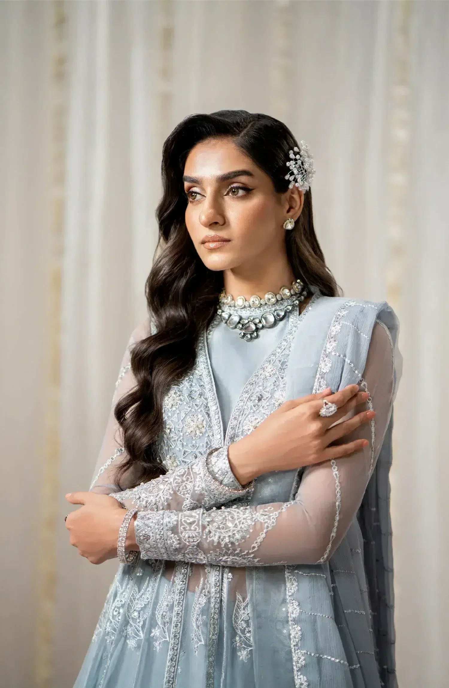 Maryum N Maria | Alaia Wedding Formals | Chole - Aqsa Fabrics