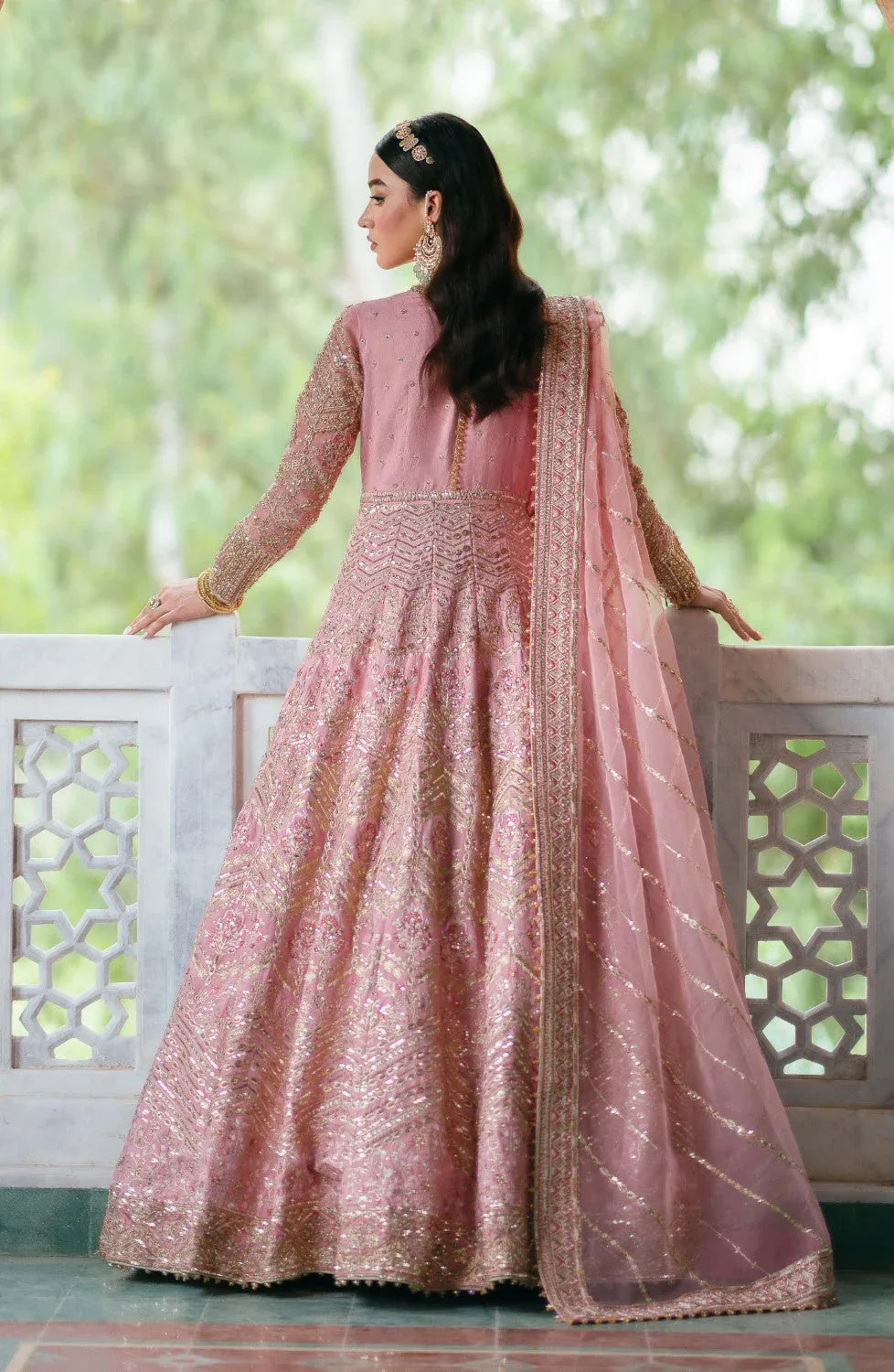 Maryum N Maria | Gul Posh Wedding Formals | MEHER UN NISA - MS40061 - Aqsa Fabrics