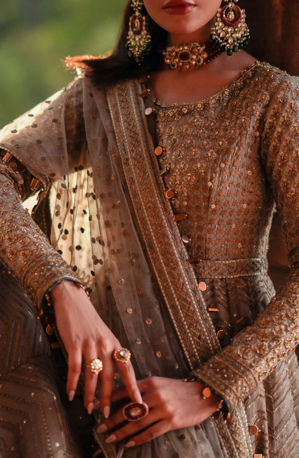 Maryum N Maria | Gul Posh Wedding Formals | SHEHAR BANO - MS40063 - Aqsa Fabrics