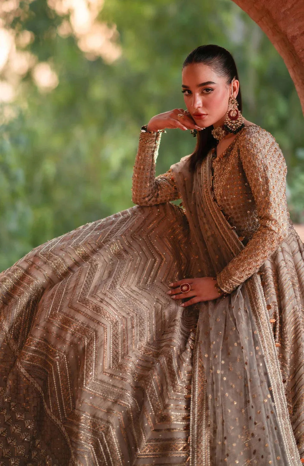 Maryum N Maria | Gul Posh Wedding Formals | SHEHAR BANO - MS40063 - Aqsa Fabrics