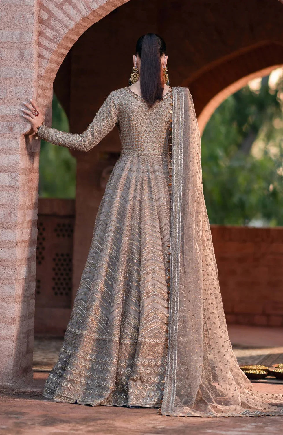 Maryum N Maria | Gul Posh Wedding Formals | SHEHAR BANO - MS40063 - Aqsa Fabrics