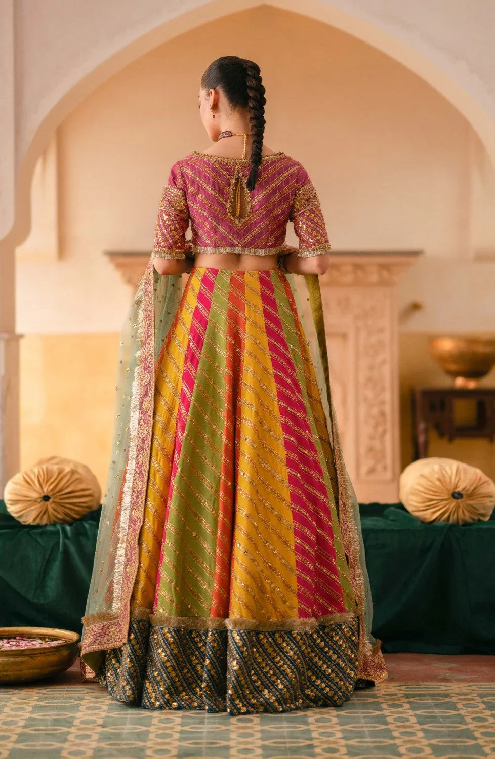 Maryum N Maria | Gul Posh Wedding Formals | SITARA BEGUM - MS40064 - Aqsa Fabrics