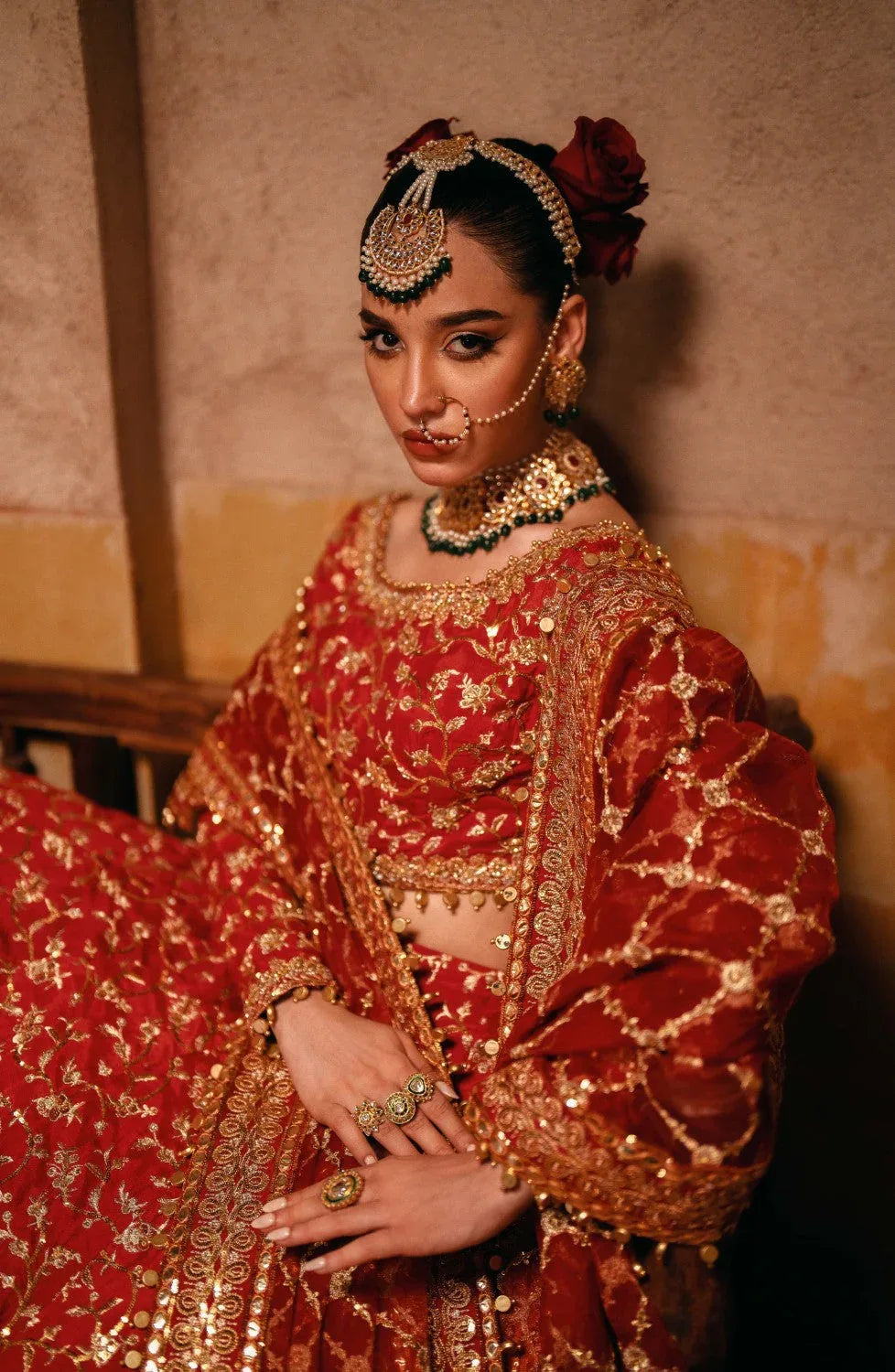 Maryum N Maria | Gul Posh Wedding Formals | ZAIB UN NISA - MS40065 - Aqsa Fabrics