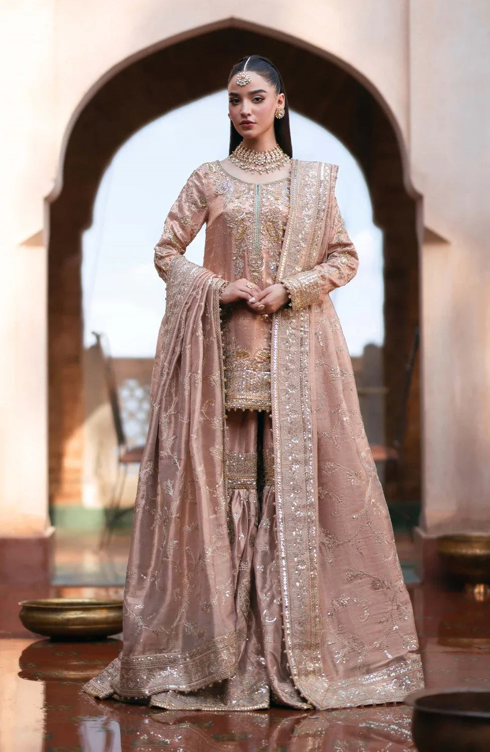 Maryum N Maria | Gul Posh Wedding Formals | UMRAO JAAN - MS40067 - Aqsa Fabrics