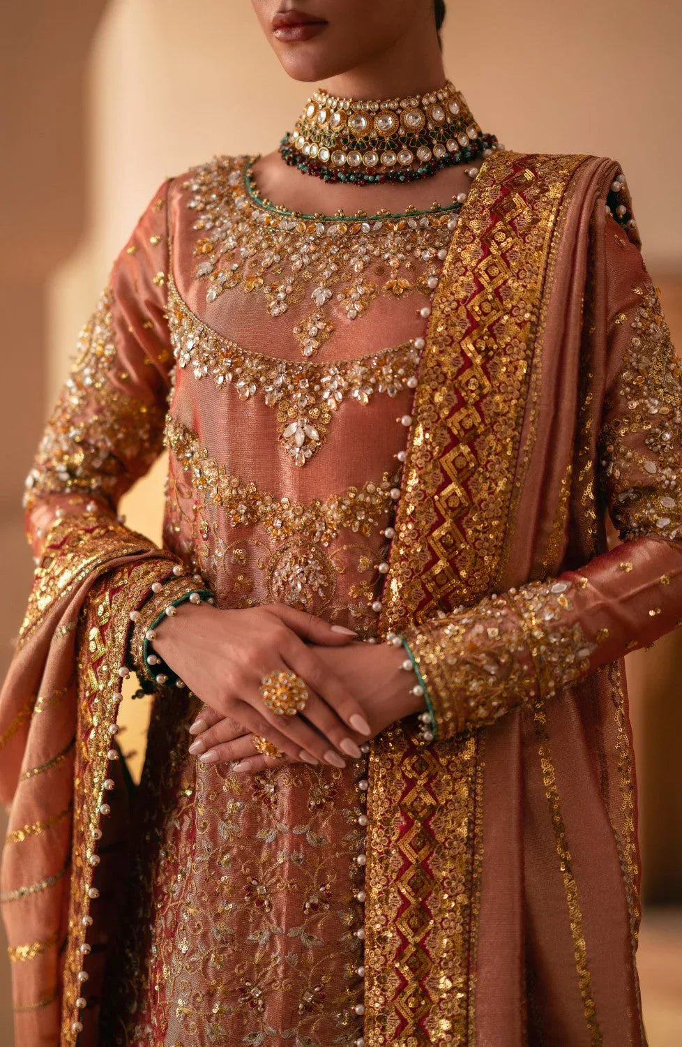 Maryum N Maria | Gul Posh Wedding Formals | ZUMANI BEGUM - MS40068 - Aqsa Fabrics