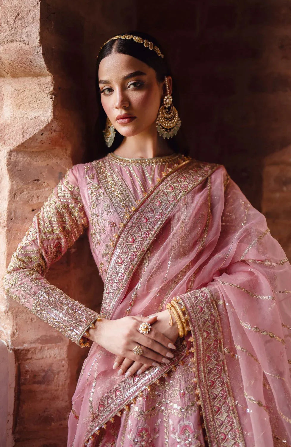 Maryum N Maria | Gul Posh Wedding Formals | MEHER UN NISA - MS40061 - Aqsa Fabrics