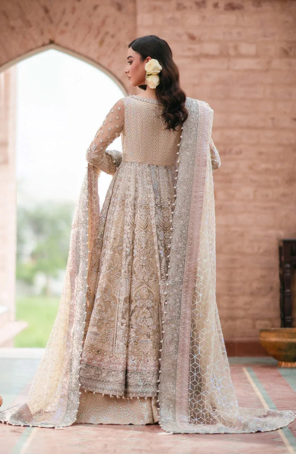 Maryum N Maria | Gul Posh Wedding Formals | ROSHANARA - MS40070 - Aqsa Fabrics