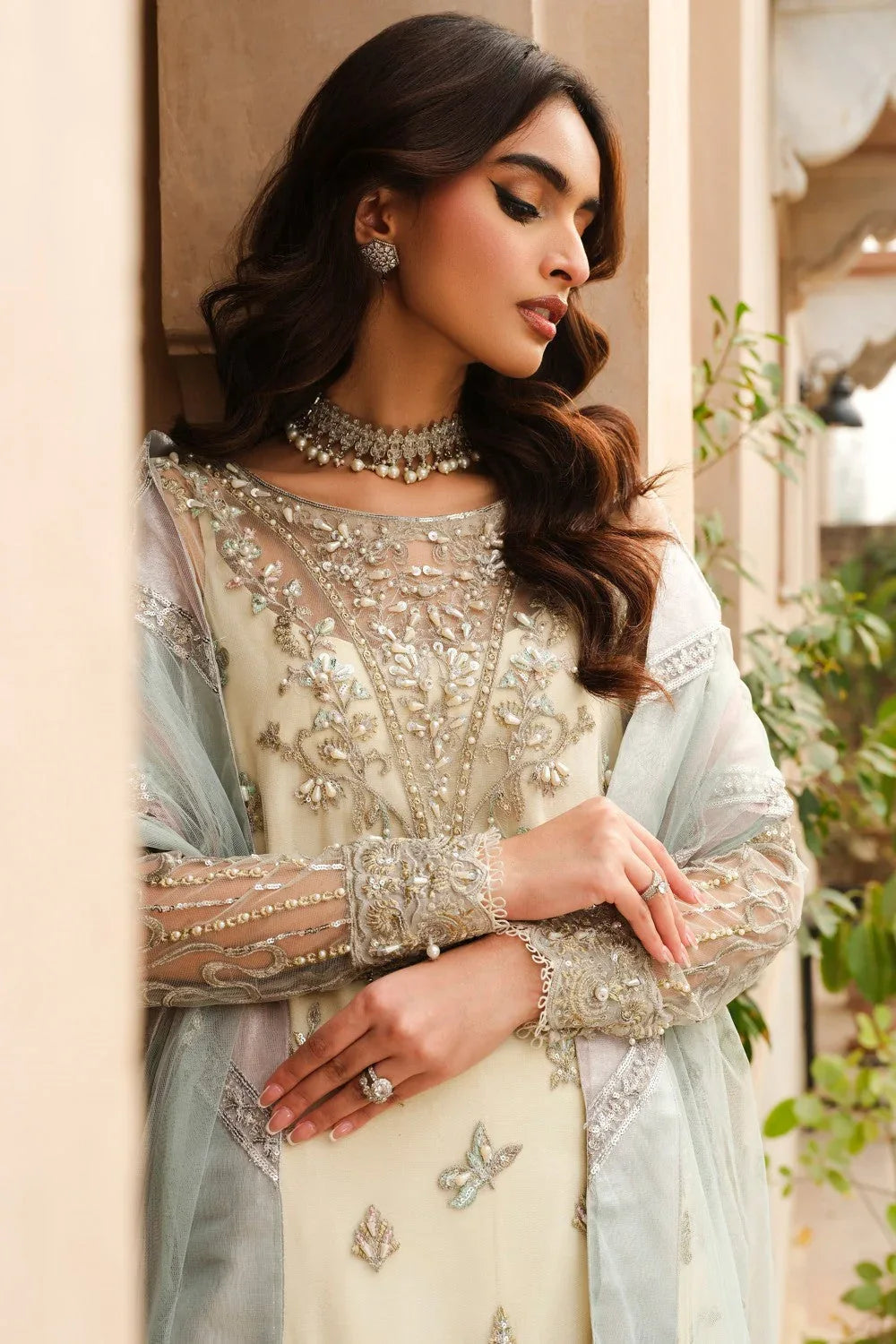Maryum N Maria | Musk Formals | CYRA - FS40039 - Aqsa Fabrics