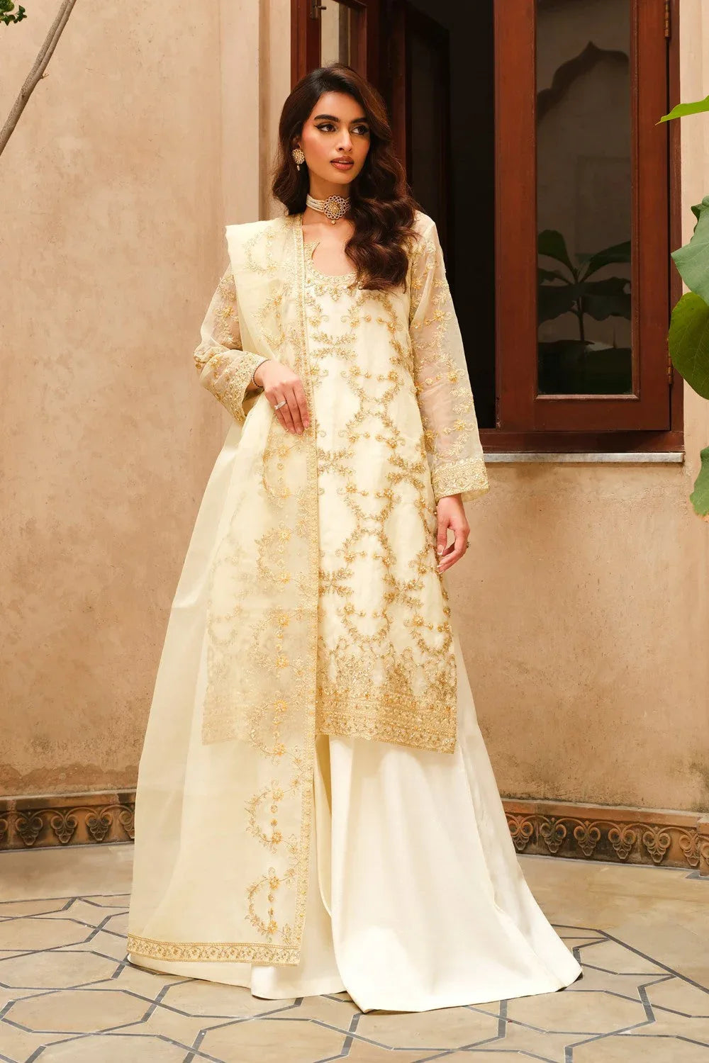 Maryum N Maria | Musk Formals |  LENORE - FS40038 - Aqsa Fabrics