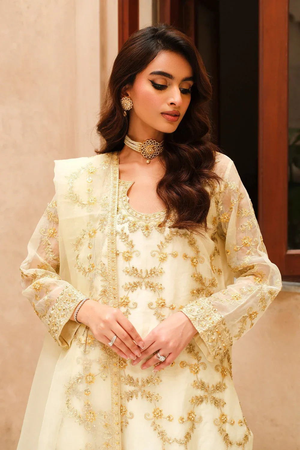 Maryum N Maria | Musk Formals |  LENORE - FS40038 - Aqsa Fabrics