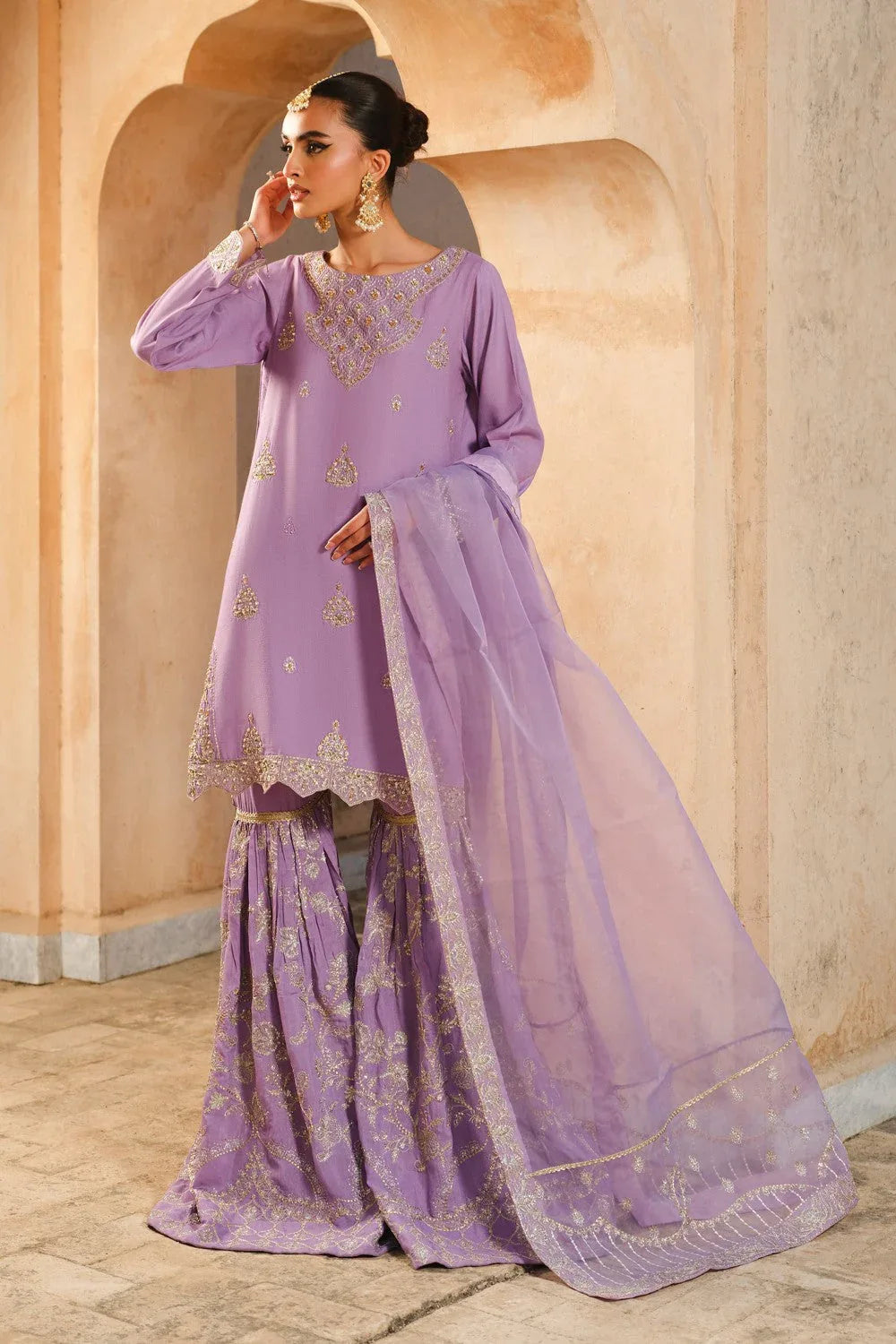 Maryum N Maria | Musk Formals |  TRESOR - FS40031 - Aqsa Fabrics