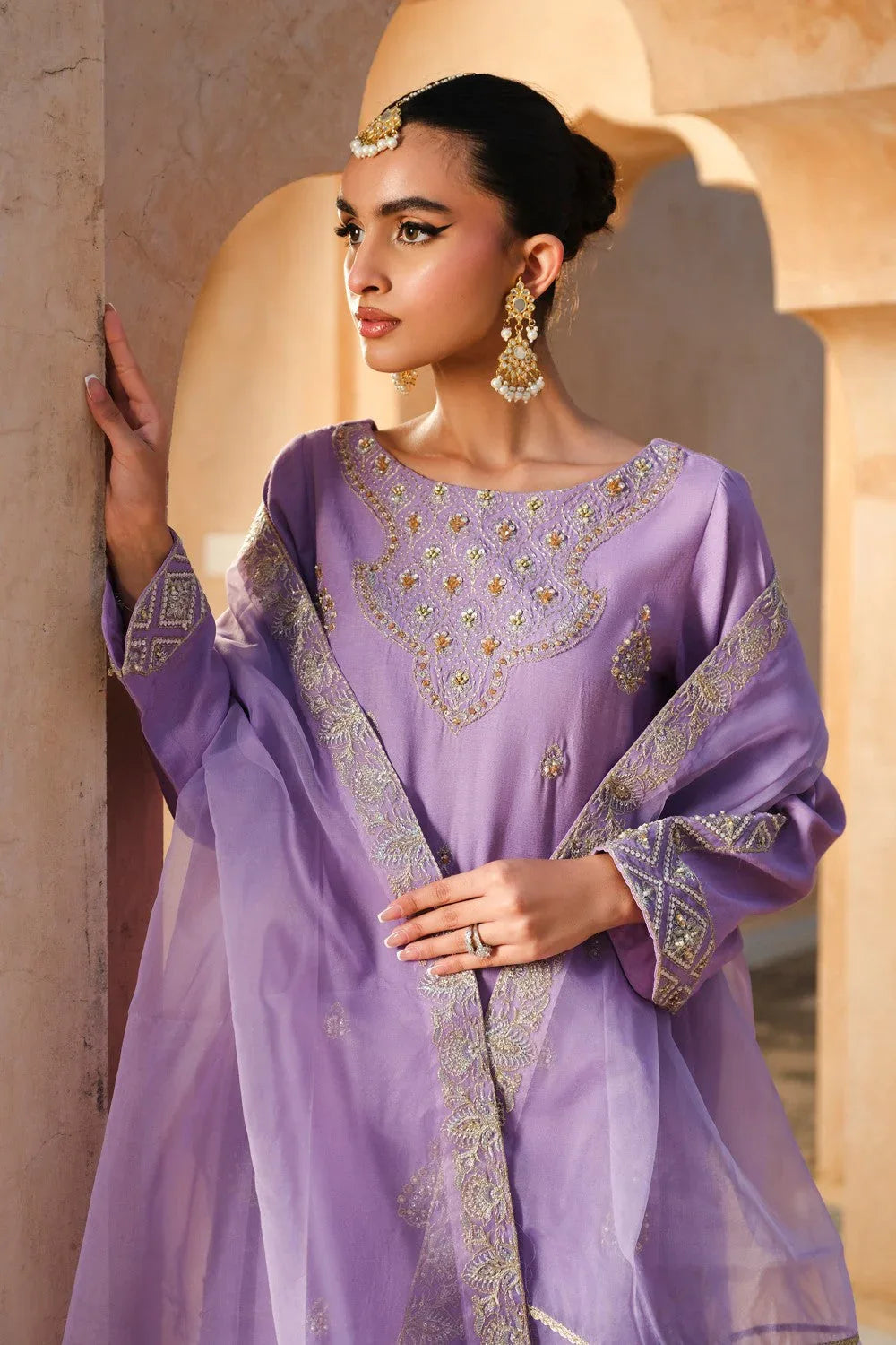 Maryum N Maria | Musk Formals |  TRESOR - FS40031 - Aqsa Fabrics