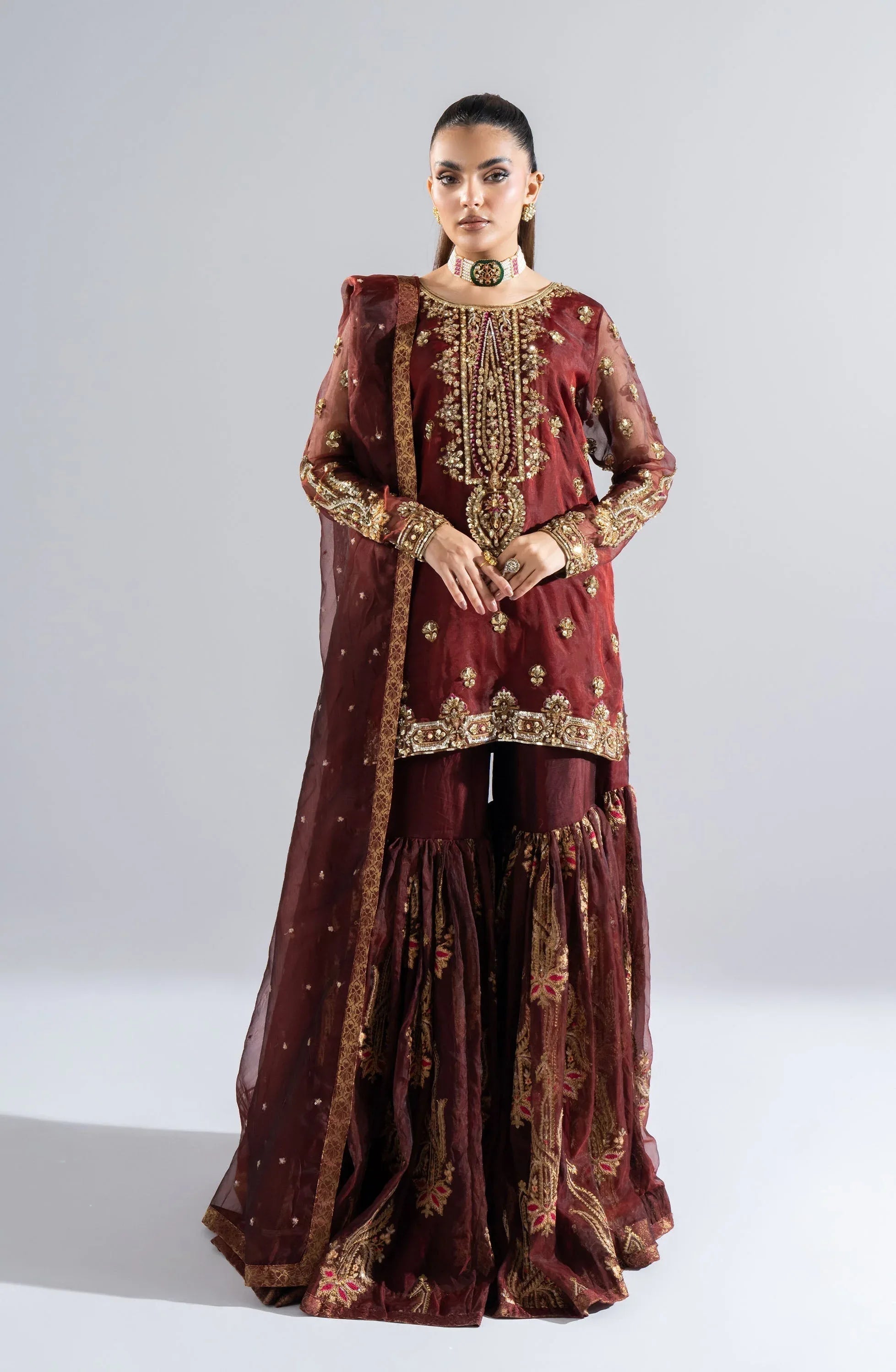 Maryum N Maria | Riwayat Wedding Formals | EROMI - MW24-553 - Aqsa Fabrics