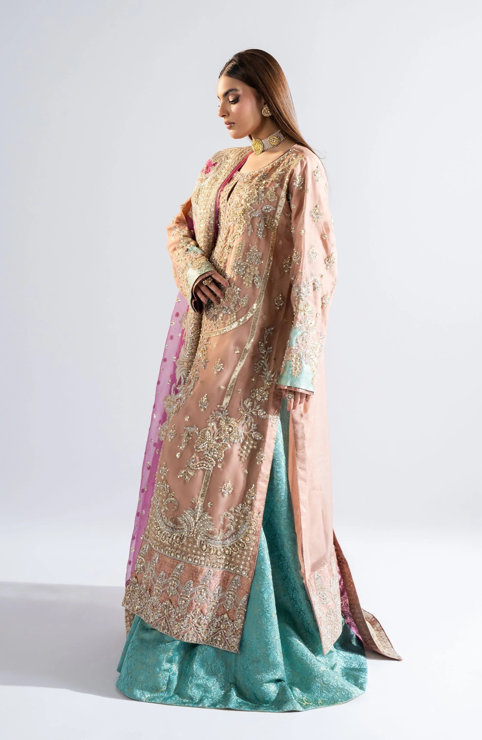 Maryum N Maria | Riwayat Wedding Formals | HINNI - MW24-558 - Aqsa Fabrics