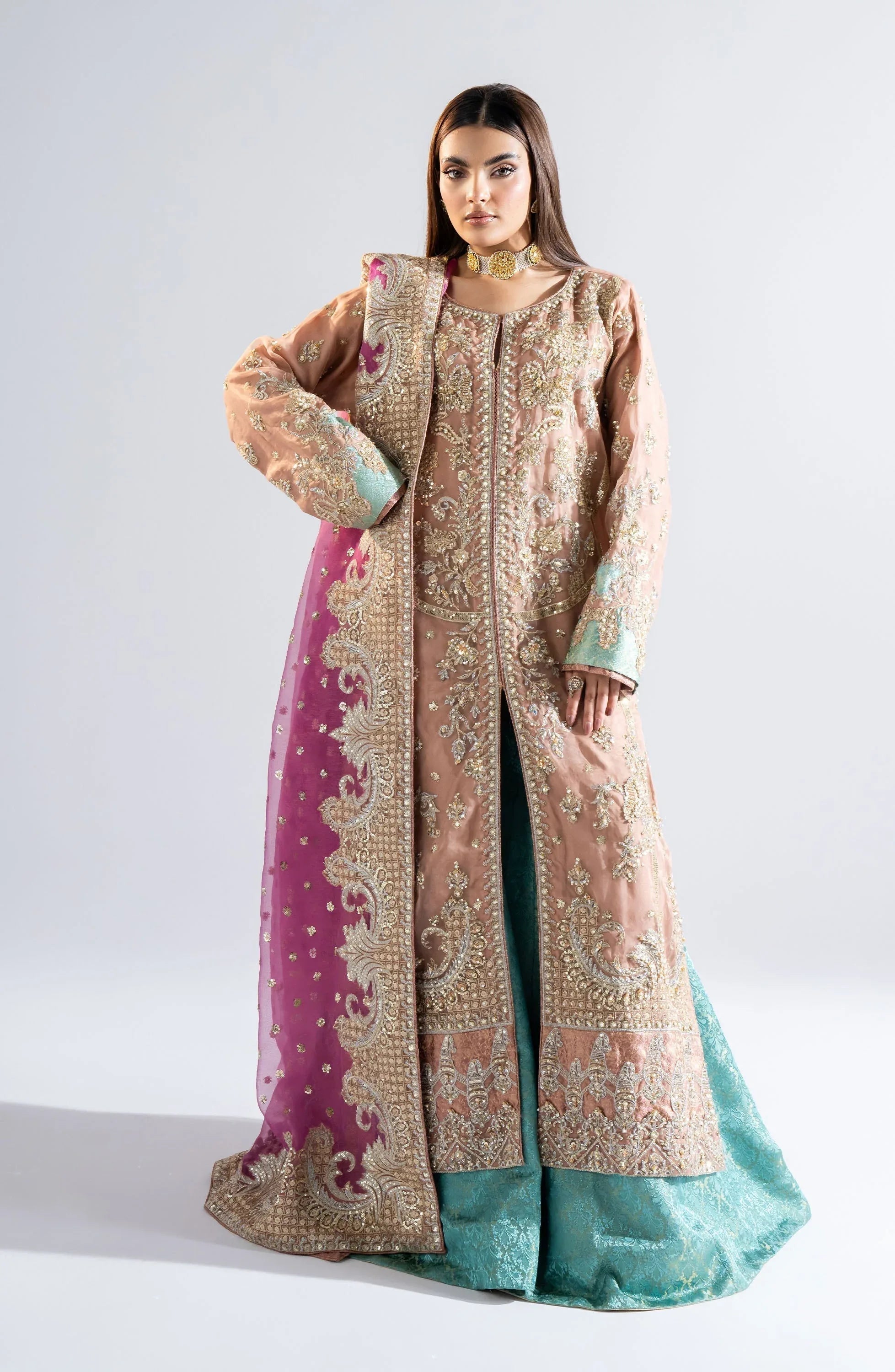 Maryum N Maria | Riwayat Wedding Formals | HINNI - MW24-558 - Aqsa Fabrics