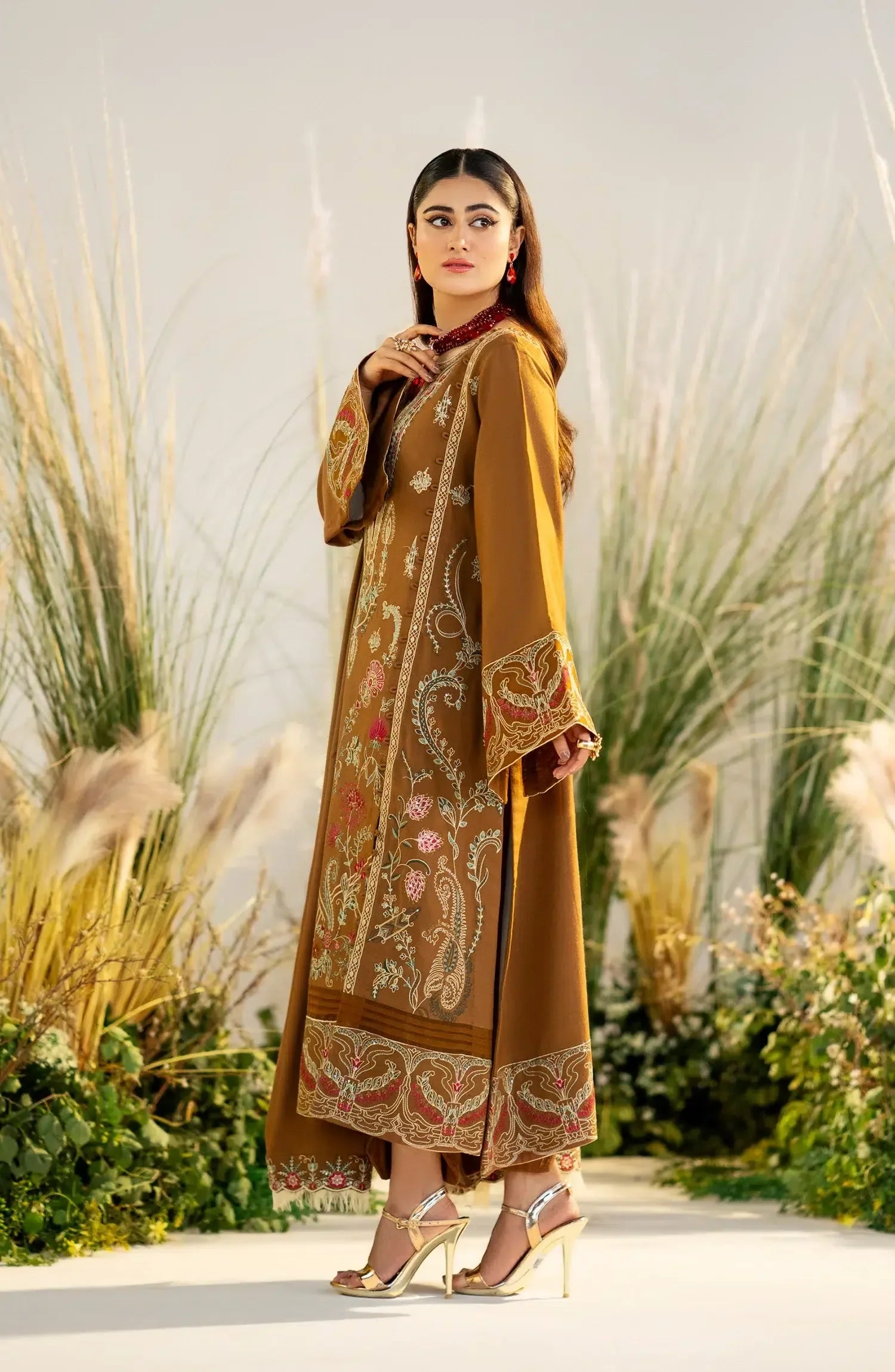 Maryum N Maria | Shehr Bano Winter 23 | HARLEEN MW23564 - Aqsa Fabrics