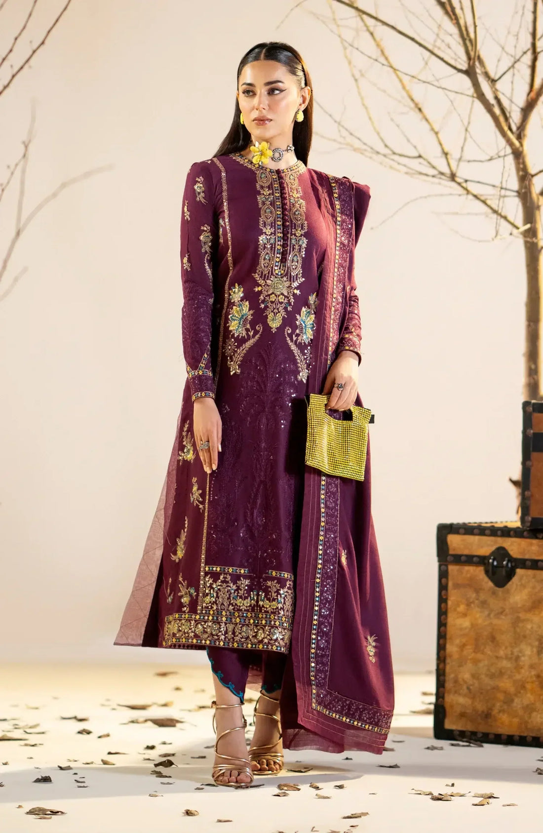 Maryum N Maria | Shehr Bano Winter 23 | JANEA MW23565 - Aqsa Fabrics