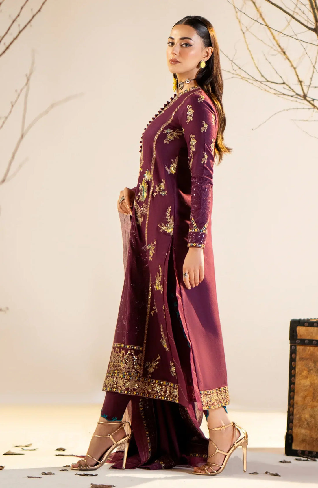 Maryum N Maria | Shehr Bano Winter 23 | JANEA MW23565 - Aqsa Fabrics