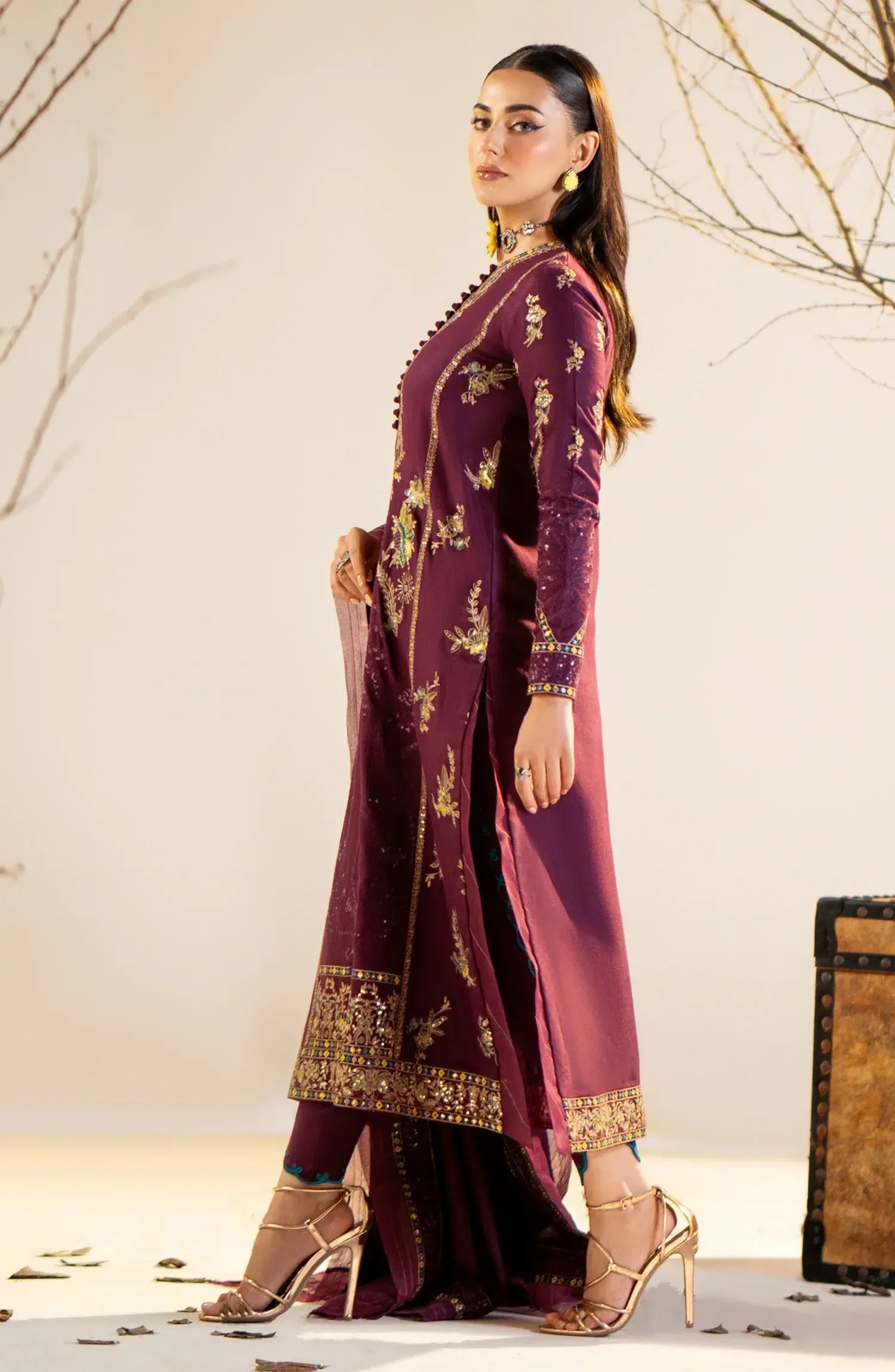 Maryum N Maria | Shehr Bano Winter 23 | JANEA MW23565 - Aqsa Fabrics