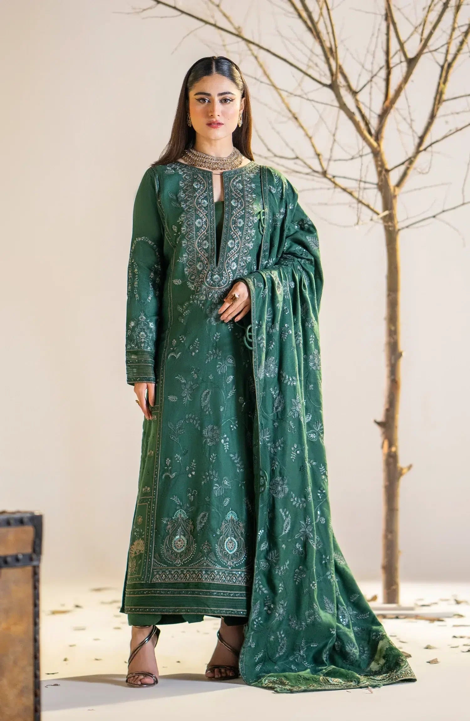 Maryum N Maria | Shehr Bano Winter 23 | JHEEL MW23563 - Aqsa Fabrics