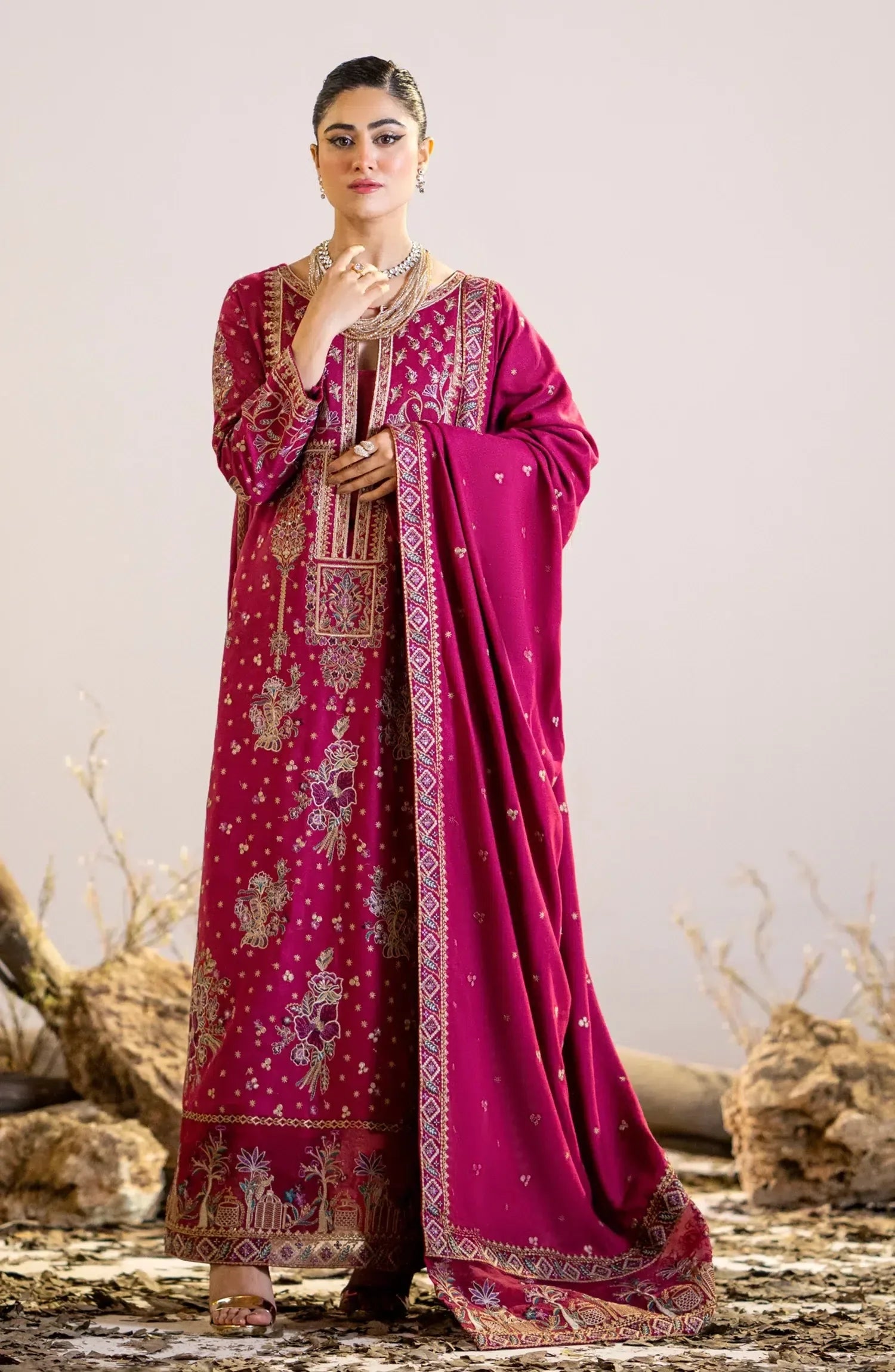 Maryum N Maria | Shehr Bano Winter 23 | KATRI MW23560 - Aqsa Fabrics