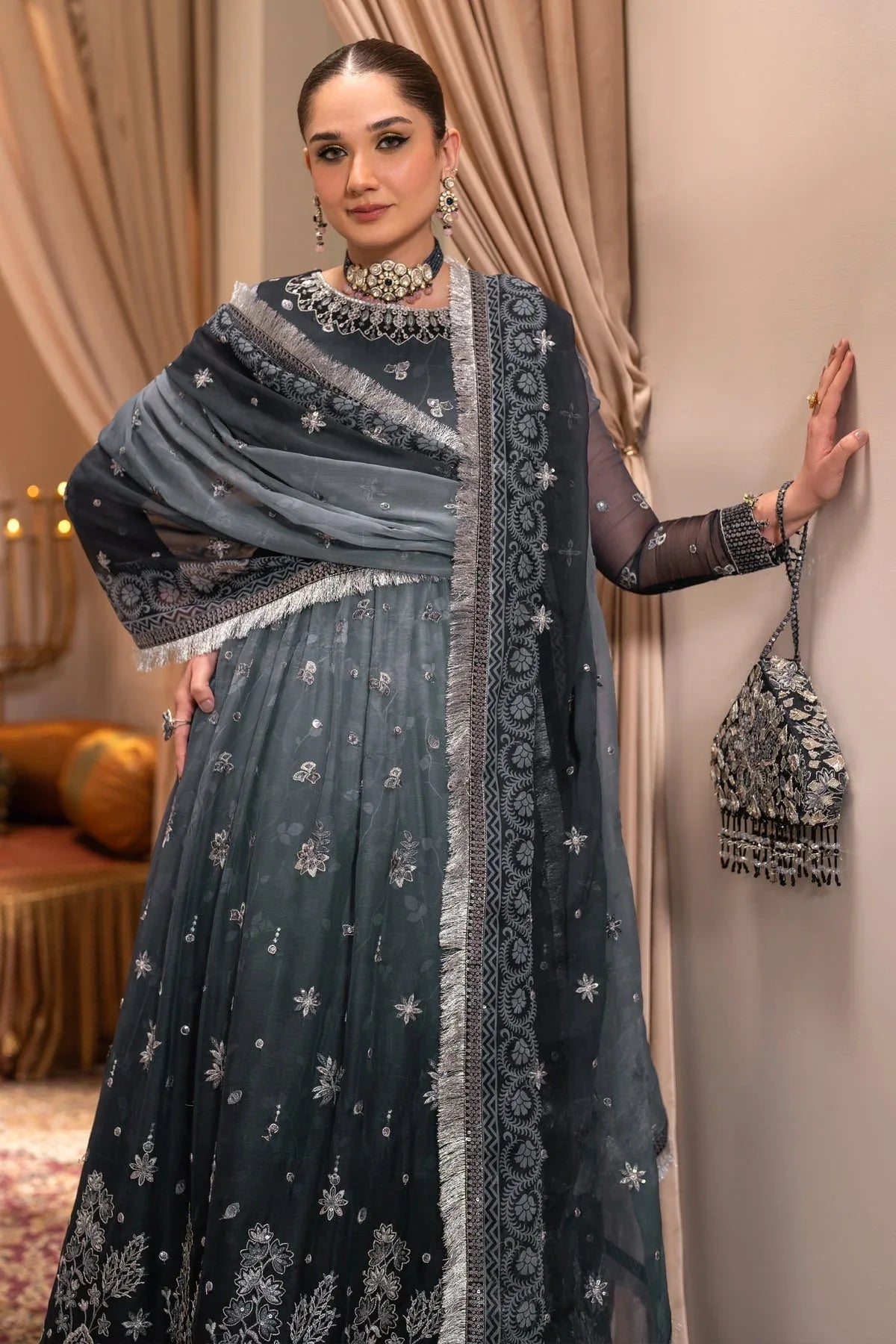 Alizeh | Jhalak Formals | AF-JHLK-08-MASTANI - Aqsa Fabrics