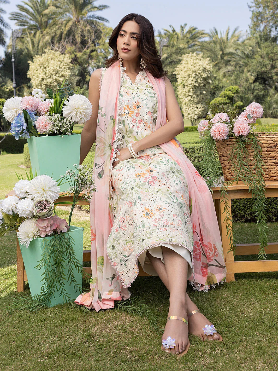 Izel | Oh Spring Lawn 25 | MEADOW - Aqsa Fabrics