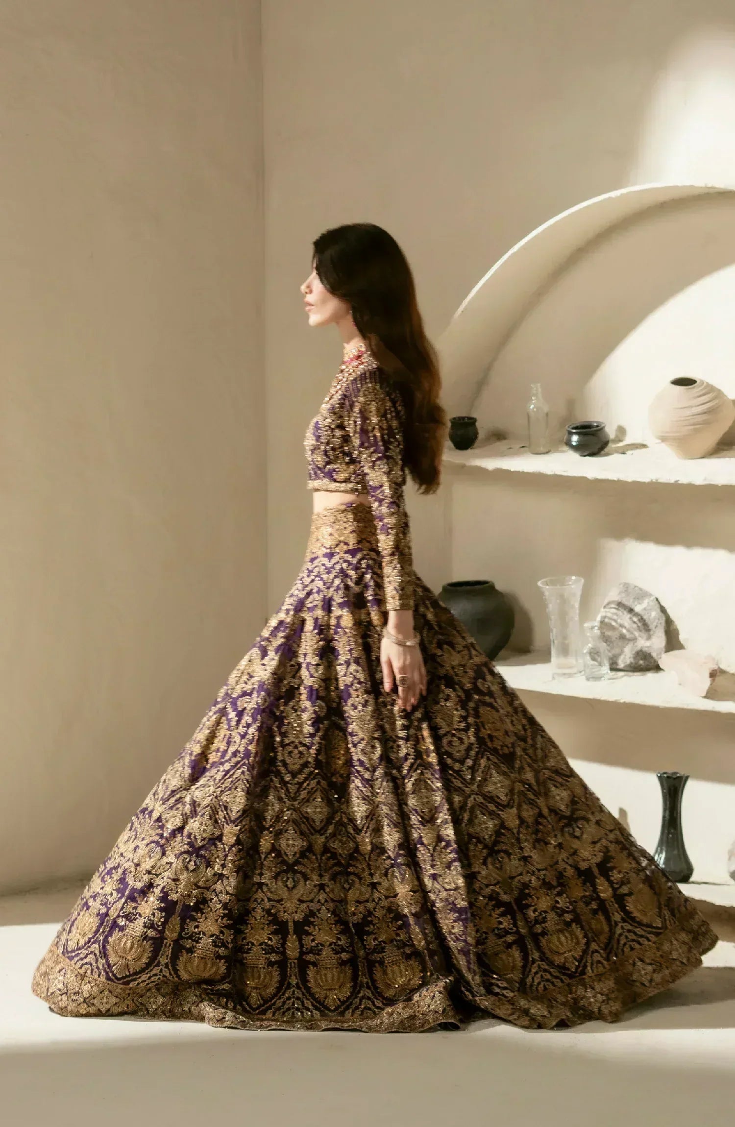 Maryum N Maria | Mehr o Maah Bridals | MW23-538-Nour - Aqsa Fabrics