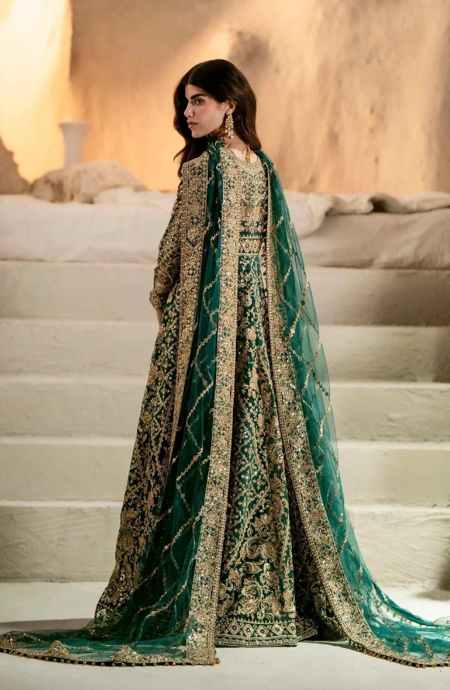 Maryum N Maria | Mehr o Maah Bridals | MW23-536-Anippe - Aqsa Fabrics