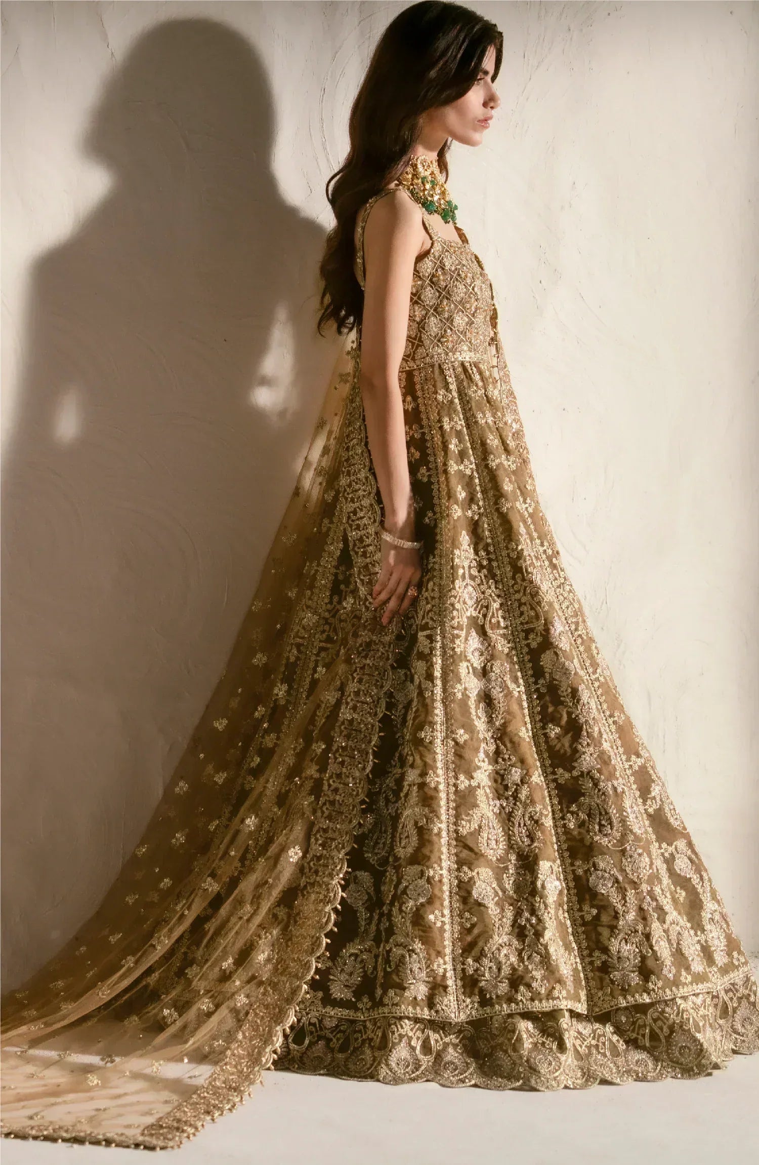 Maryum N Maria | Mehr o Maah Bridals | MW23-539-Bennu - Aqsa Fabrics
