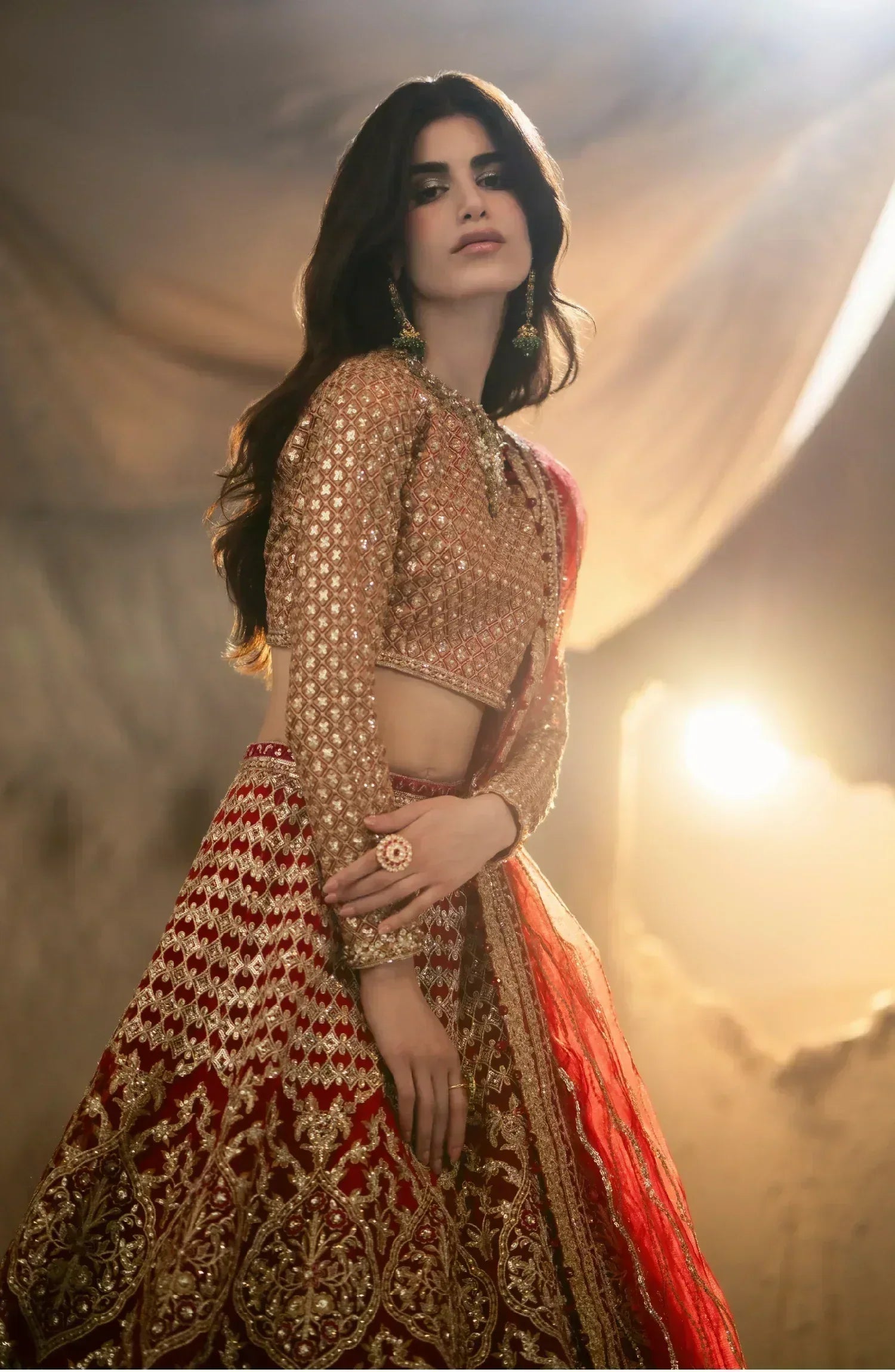 Maryum N Maria | Mehr o Maah Bridals | MW23-537-Mandisa - Aqsa Fabrics
