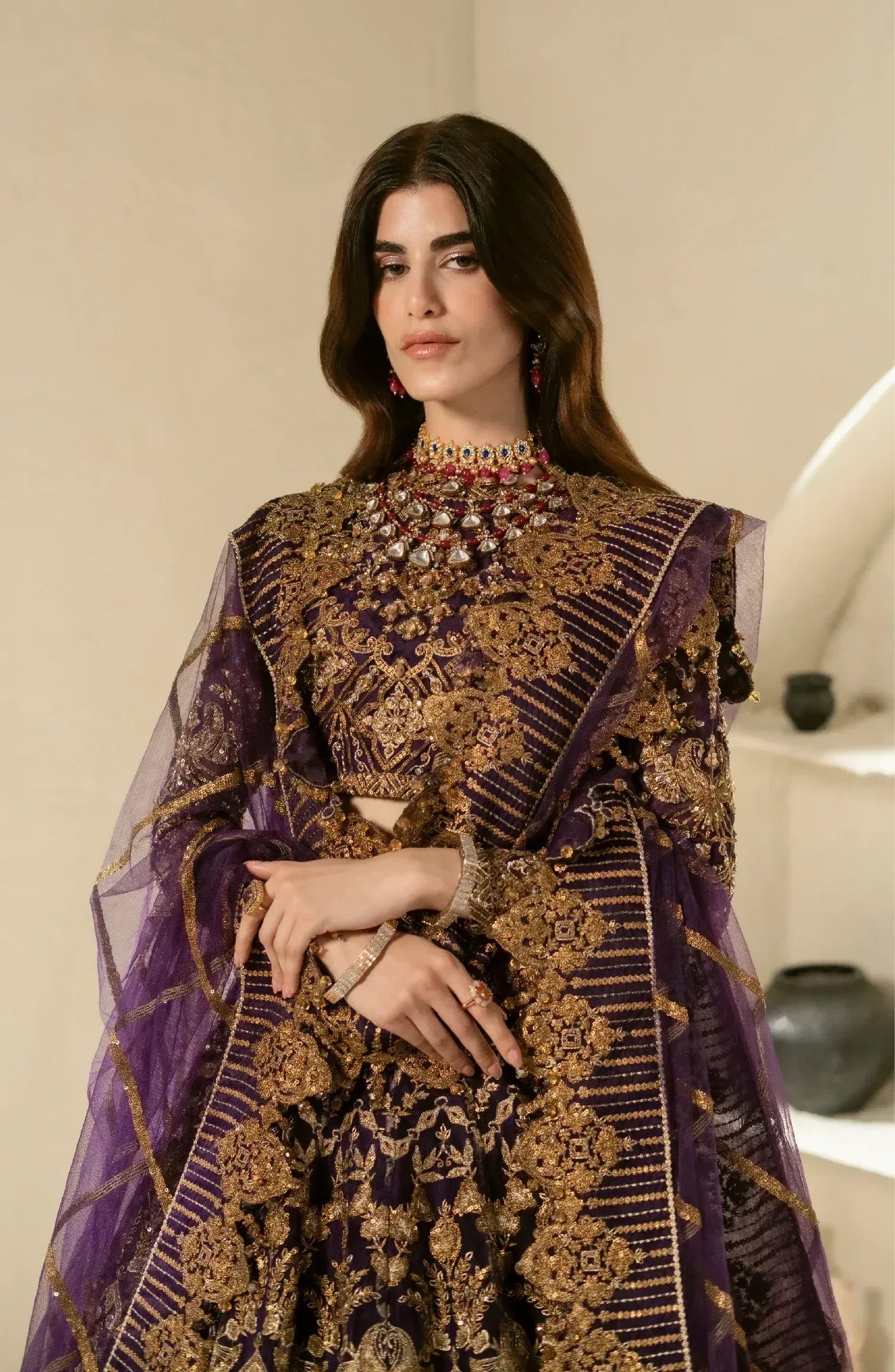 Maryum N Maria | Mehr o Maah Bridals | MW23-538-Nour - Aqsa Fabrics