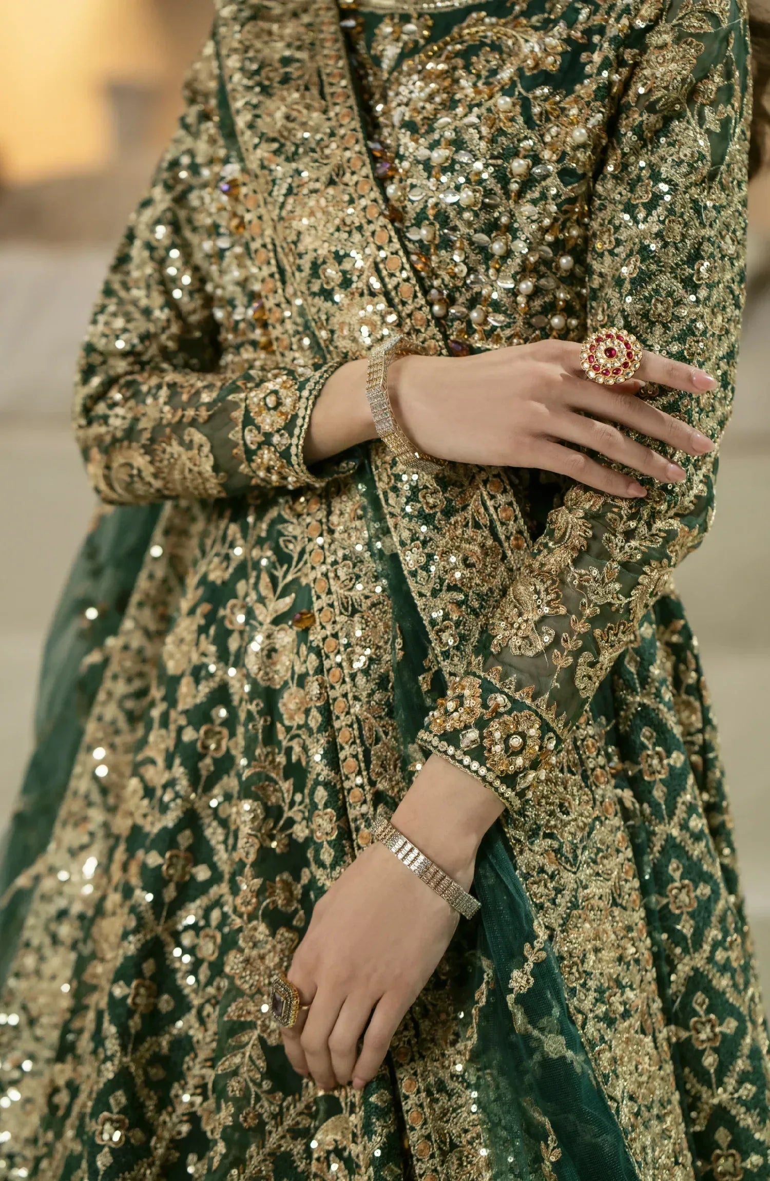 Maryum N Maria | Mehr o Maah Bridals | MW23-536-Anippe - Aqsa Fabrics
