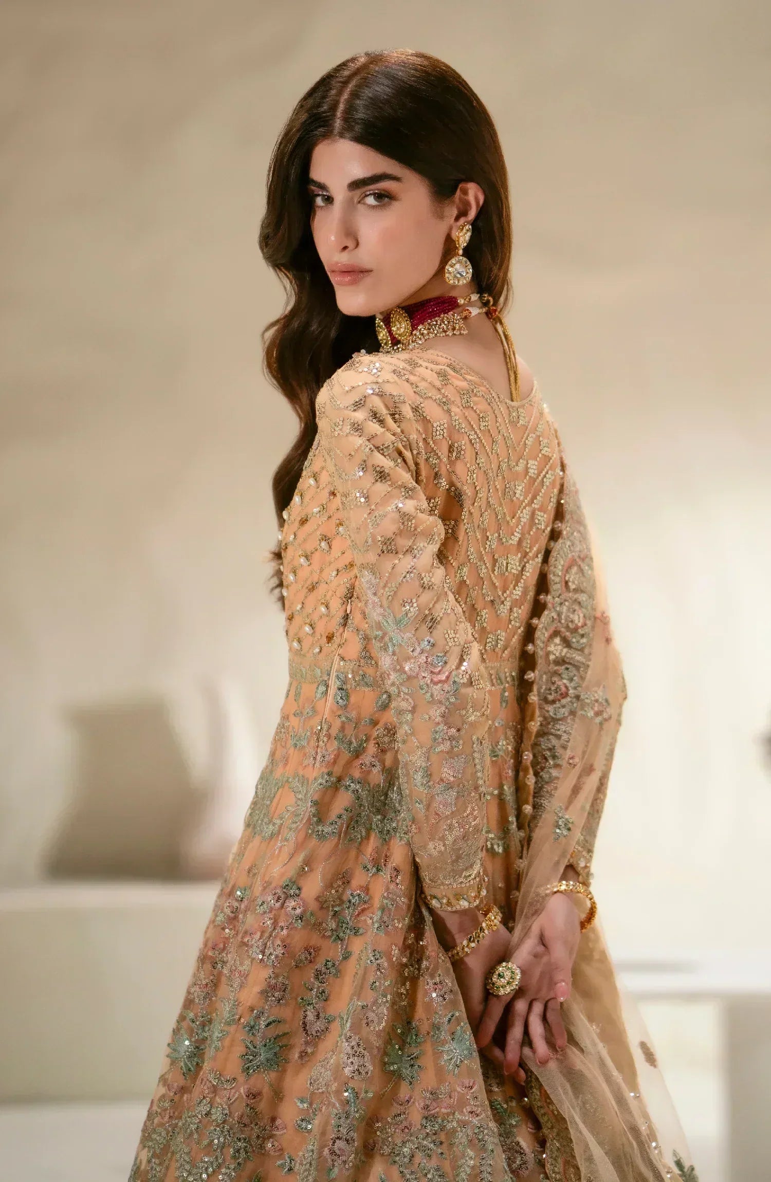 Maryum N Maria | Mehr o Maah Bridals | MW23-534-Nane - Aqsa Fabrics