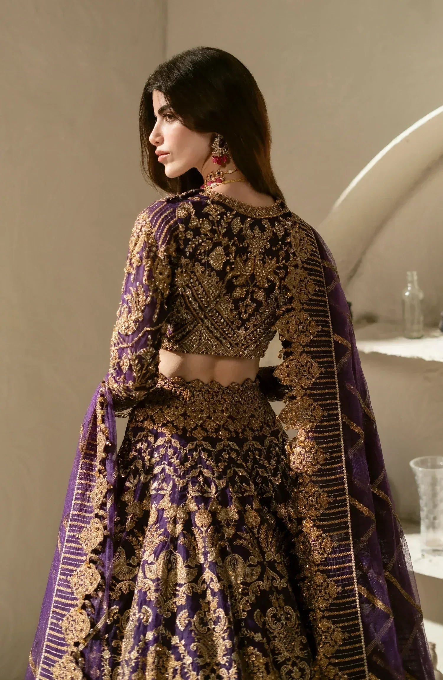 Maryum N Maria | Mehr o Maah Bridals | MW23-538-Nour - Aqsa Fabrics