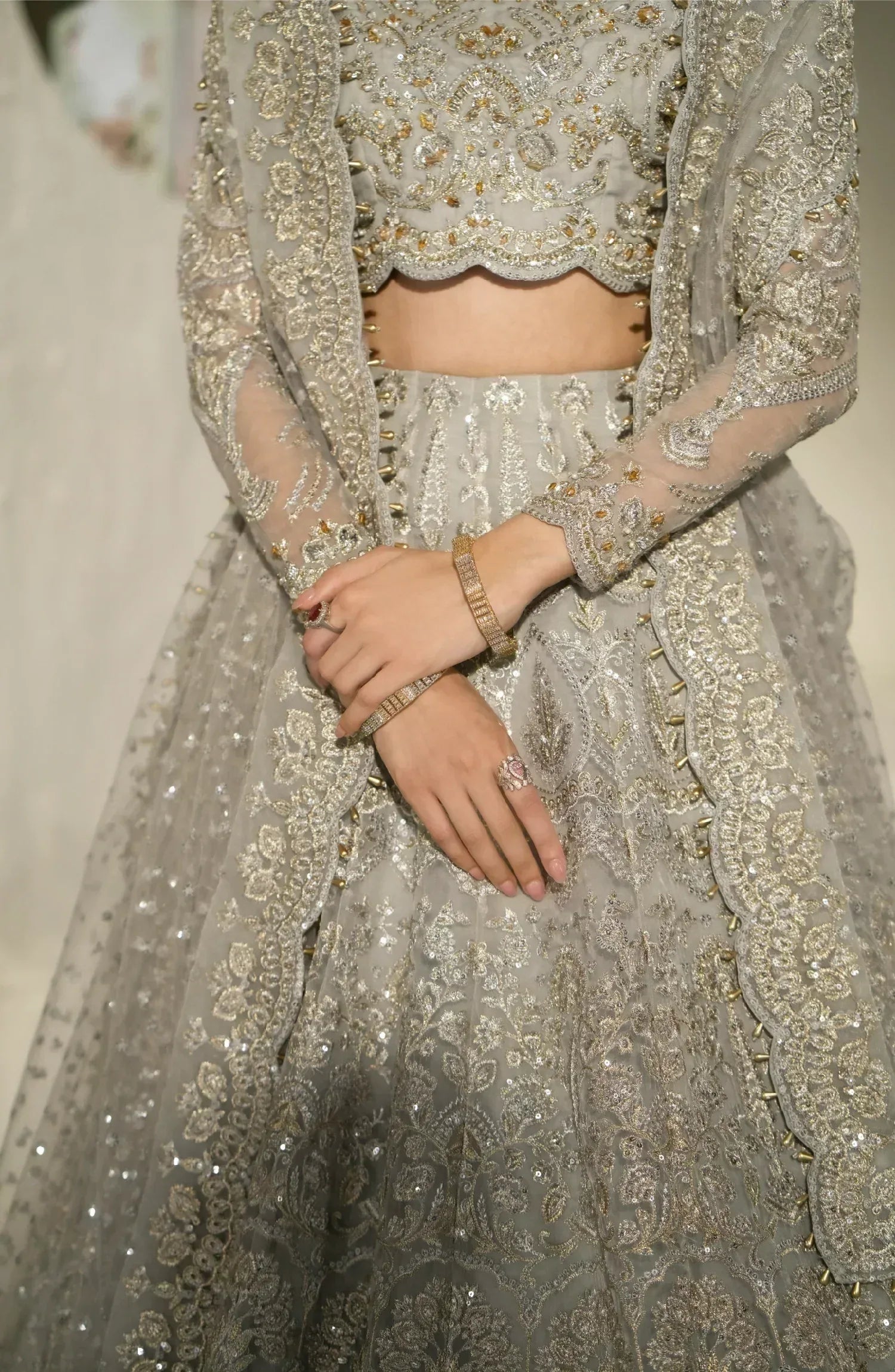 Maryum N Maria | Mehr o Maah Bridals | MW23-533-Feme - Aqsa Fabrics