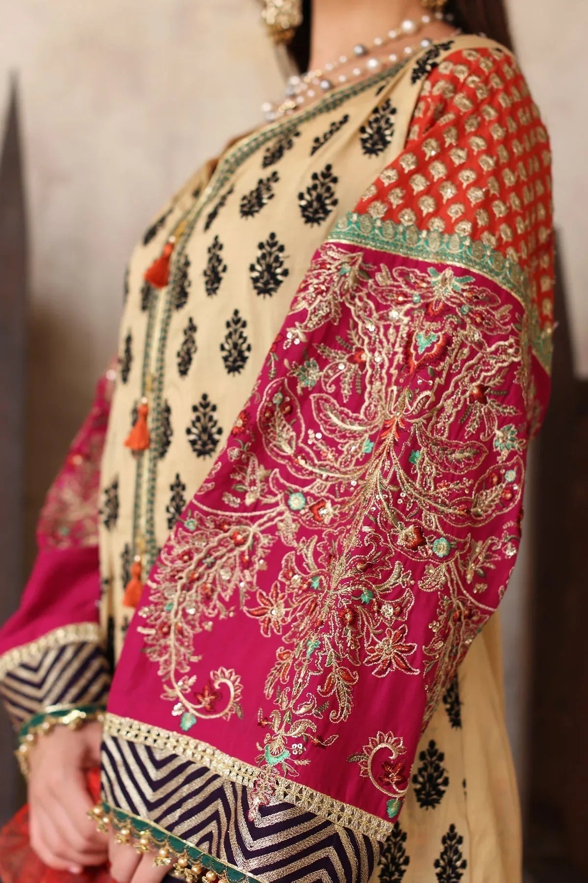 Mina Kashif | Festive Lawn | Amani - Aqsa Fabrics