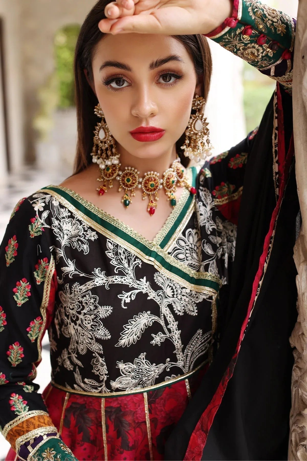 Mina Kashif | Festive Lawn | Anarkali - Aqsa Fabrics