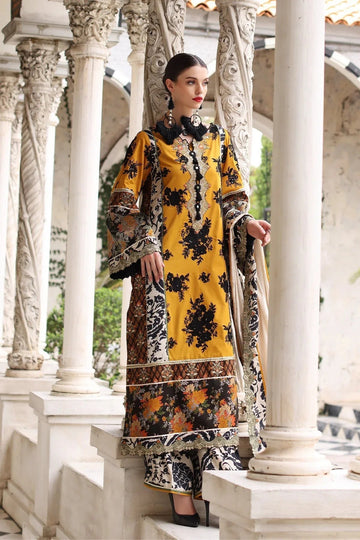 Mina Kashif | Festive Lawn | Leyla - Aqsa Fabrics