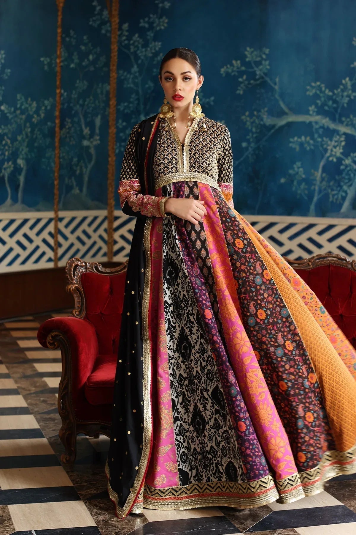 Mina Kashif | Festive Lawn | Misty - Aqsa Fabrics